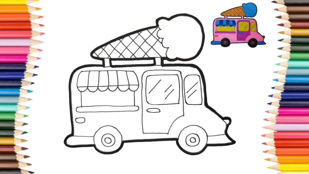 How to Draw a Ice Cream Truck Step by Step: Easy & Fun Guide